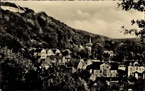 Ak Waltershausen in Thüringen, Gaststätte Bellevue, Schloss Tenneberg und Kräuterwiese