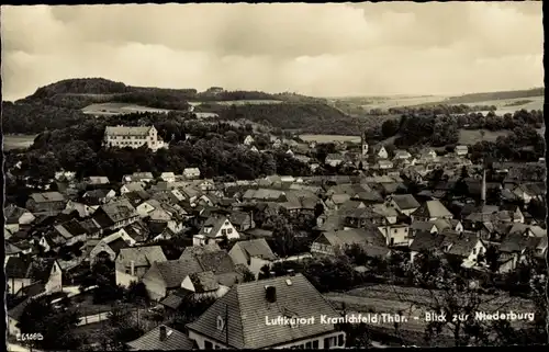 Ak Kranichfeld in Thüringen, Gesamtansicht, Niederburg