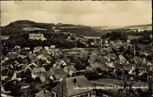 Ak Kranichfeld in Thüringen, Gesamtansicht, Niederburg