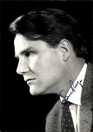 Ak Journalist Gerd Ruge, Portrait, Autogramm