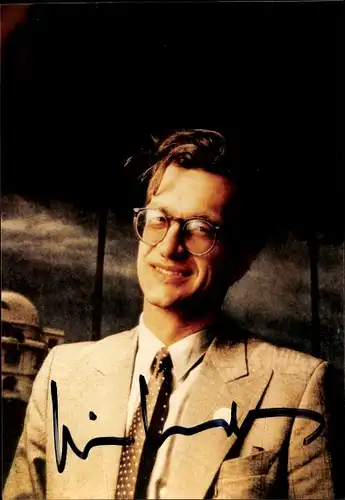 Ak Regisseur Wim Wenders, Portrait, Autogramm