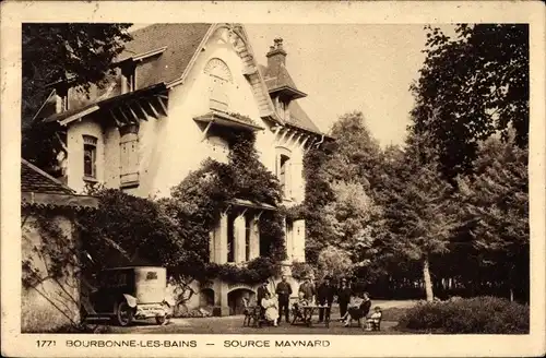 Ak Bourbonne les Bains Haute Marne, Source Maynard