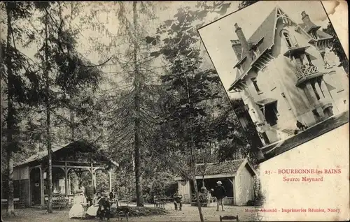 Ak Bourbonne les Bains Haute Marne, Source Maynard