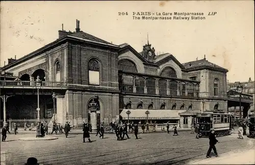 Ak Paris XV Vaugirard, Gare Montparnasse