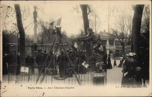 Ak Paris VIII Arrondissement Élysée, Paris lebte, auf den Champs-Élysées