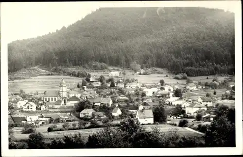 Ak Saulxures Salzern Elsass Bas Rhin, Ortspanorama