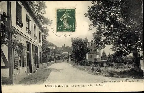 Ak L'Etang la Ville Yvelines, La Montagne, Rue de Marly