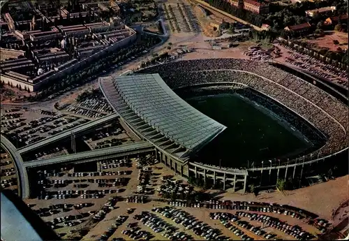 Ak Barcelona Katalonien Spanien, Stadion, Luftbild