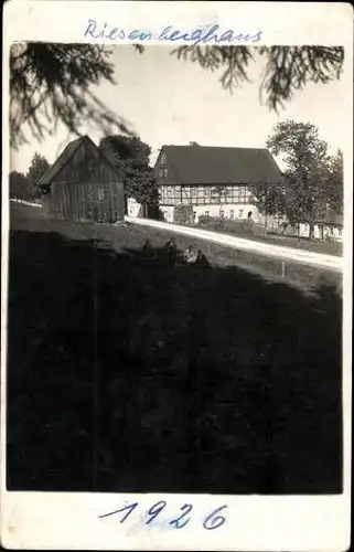 6 alte Ak Deutschland unbekannter Ort, diverse Gebäude und Ansichten