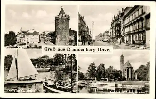 11 alte Ak Brandenburg an der Havel, diverse Ansichten