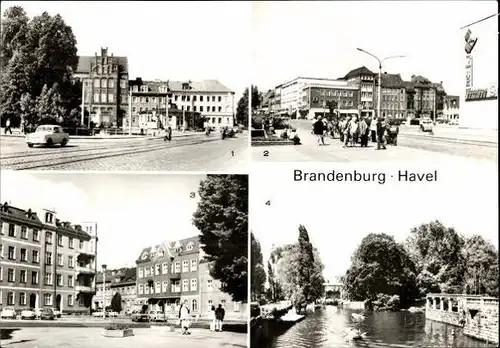 10 alte Ak Brandenburg an der Havel, diverse Ansichten