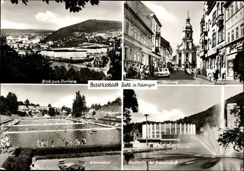 8 alte Ak Suhl in Thüringen, diverse Ansichten