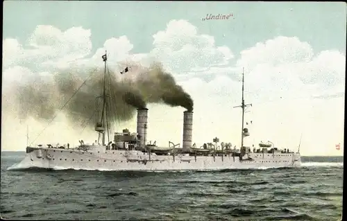 Ak Deutsches Kriegsschiff Undine, Kaiserliche Marine