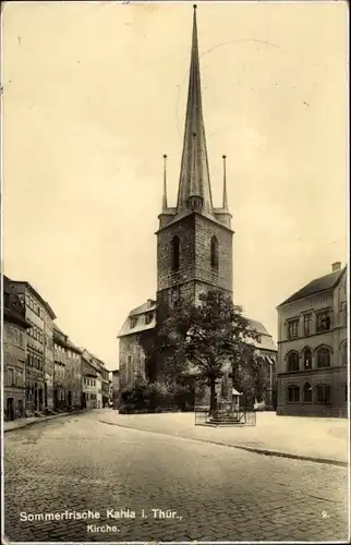 Ak Kahla in Thüringen, Kirche