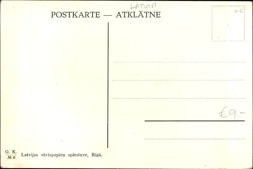 Ak Riga Lettland, Zertrümmerte Herrenstraße