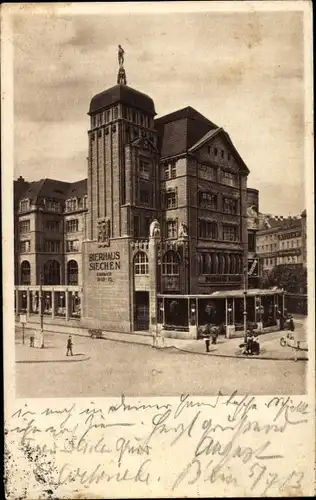 Ak Berlin Tiergarten, Potsdamer Platz, Bierhaus Siechen