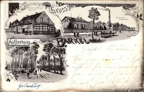 Litho Barkel Schortens in Friesland, Kaffeehaus, Wasserwerk