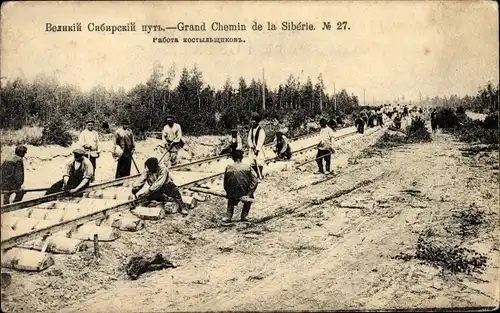 Ak Russland, Schienenbau in Sibirien