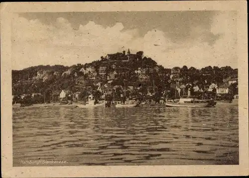 Ak Hamburg Altona Blankenese, Süllberg, Panorama