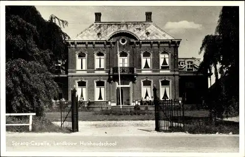 Ak Sprang Capelle Nordbrabant Niederlande, Landwirtschaftliche Haushaltsschule