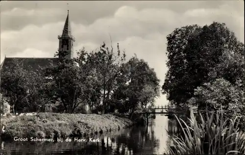 Ak Groot Schermer Nordholland Niederlande, Kirche