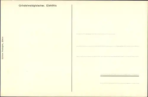 Ak Grindelwald Kanton Bern, Gletscher, Eishöhle