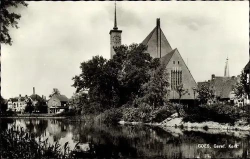 Ak Goes Zeeland Niederlande, Kirche