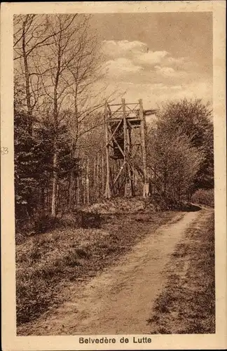 Ak De Lutte Overijssel, Bevedère, Aussichtsturm