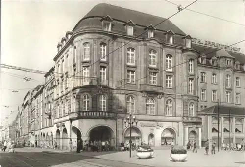 Ak Erfurt in Thüringen, Bahnhofstraße, Interhotel Erfurter Hof