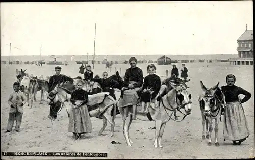 Ak Berck Plage Pas de Calais, Die Spinndüsen des Trichters