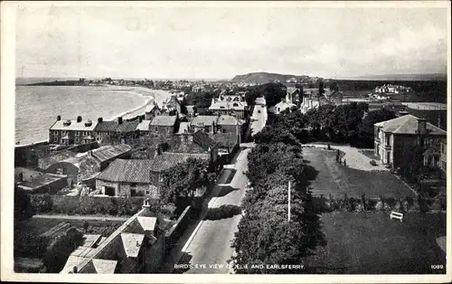 Ak Elie Fifeshire Schottland, Bird's Eye View, Earlsferry