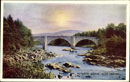 Ak Aboyne Schottland, Potarch Bridge, Passing Bay