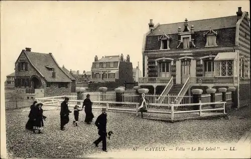 Ak Cayeux sur Mer Somme, Villa Le Roi Soleil