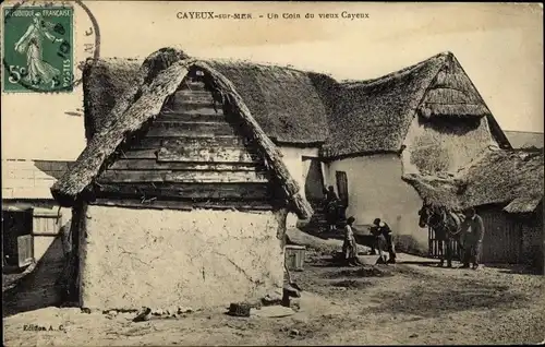 Ak Cayeux sur Mer Somme, altes Haus