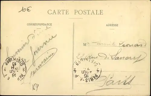 Ak Cayeux sur Mer Somme, altes Haus