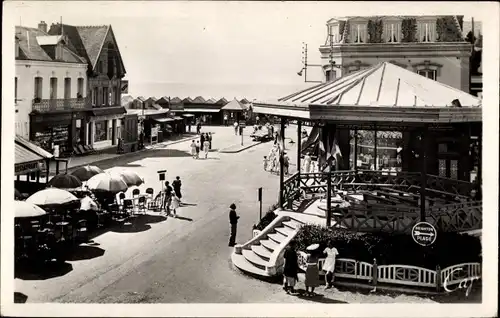 Ak Cayeux sur Mer Somme, Weg zum Strand