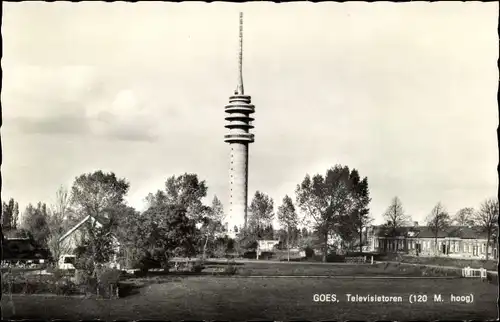 Ak Goes Zeeland Niederlande, Funkturm