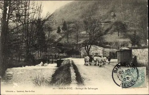 Ak Bar le Duc Meuse, Staudamm von Salvanges