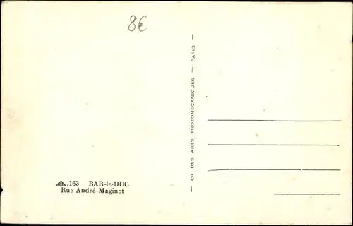 Ak Bar le Duc Meuse, Rue André Magniot