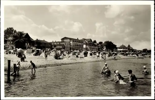 Ak Ostseebad Niendorf Timmendorfer Strand, Strandleben