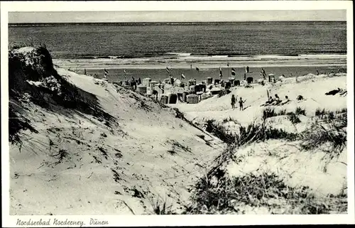 Ak Norderney in Ostfriesland, Dünen, Strand, Meer