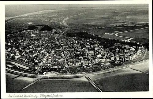 Ak Norderney in Ostfriesland, Fliegeraufnahme