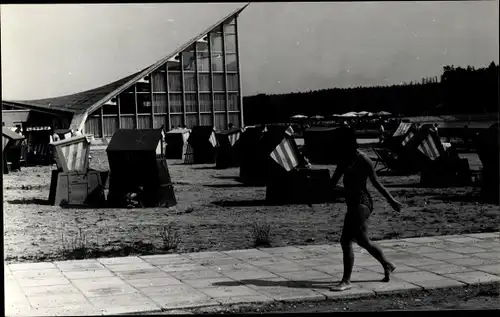 Ak Hohenfelden Weimarer Land, Stausee, Strandkörbe