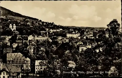 Ak Sonneberg in Thüringen, Blick von der Kappel