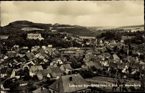 Ak Kranichfeld in Thüringen, Gesamtansicht, Niederburg