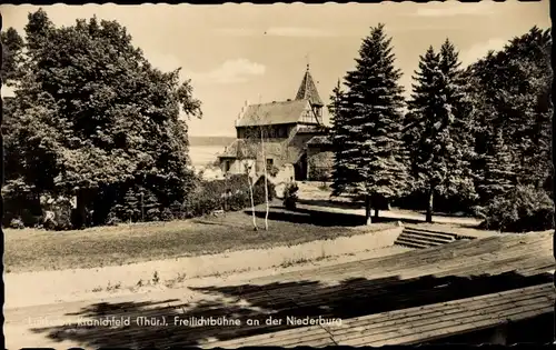 Ak Kranichfeld in Thüringen, Freilichtbühne an der Niederburg