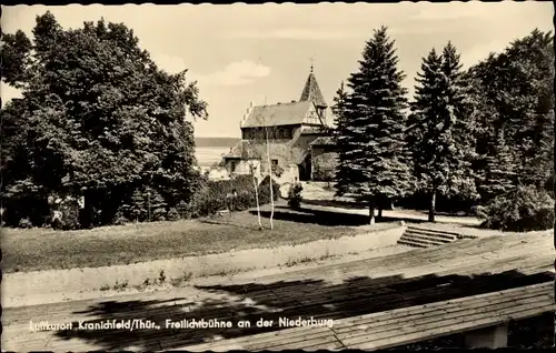 Ak Kranichfeld in Thüringen, Freilichtbühne an der Niederburg