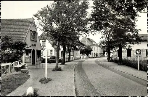 Ak Nordseebad Sankt Peter Ording, Dorfstraße St. Peter-Süd