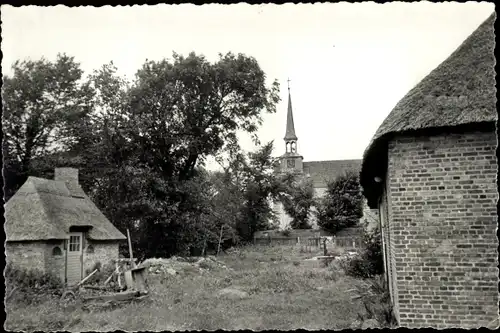 Ak Nordseebad Sankt Peter Ording, Kirche, Gartenhaus
