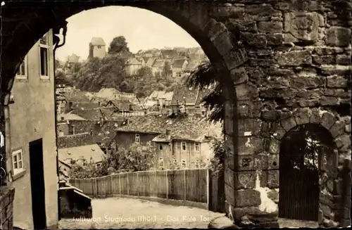 Ak Stadtroda in Thüringen, Das Rote Tor